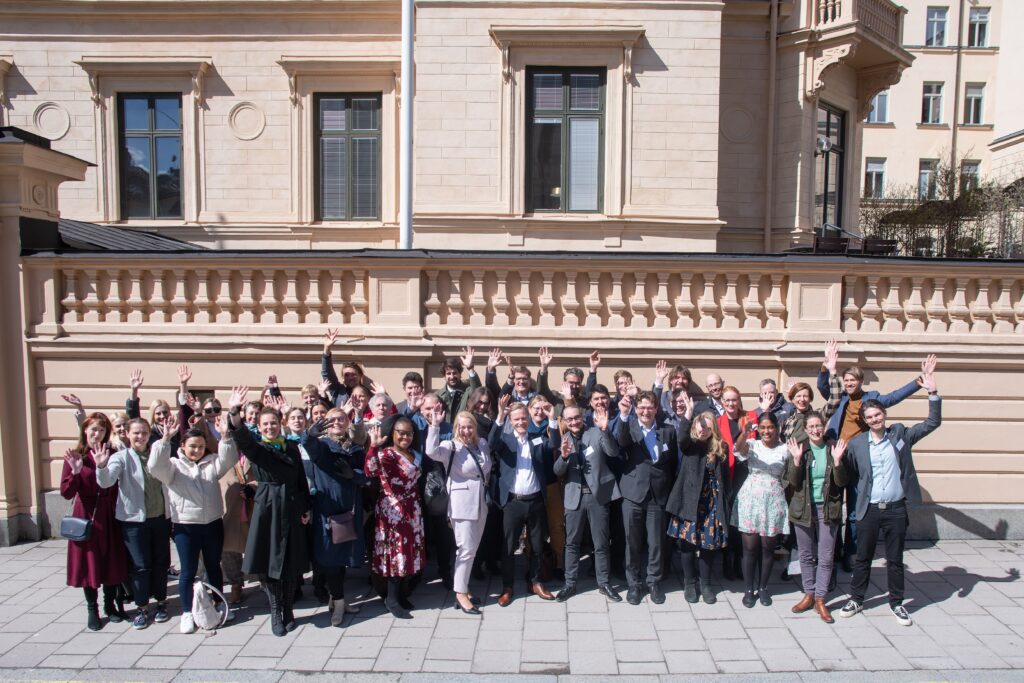 Participants at the ENYA-meeting in Stockholm. CC: Erik Thor/Sveriges unga akademi
