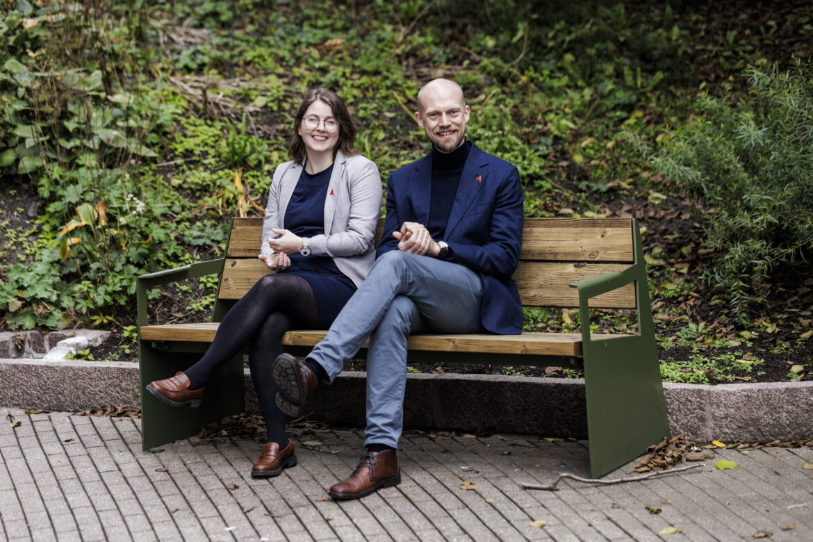 Oslo, Norge 25.10.2025
Ny lederduo i AYF.

Foto: Adrian Nielsen / AYF