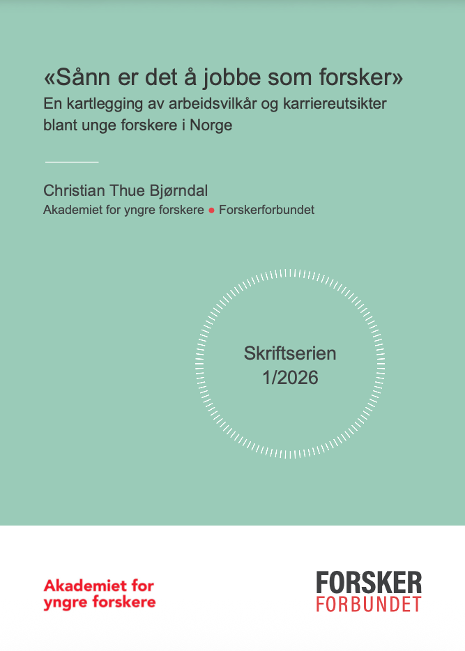 Forside rapport - sånn er det å jobbe som forsker